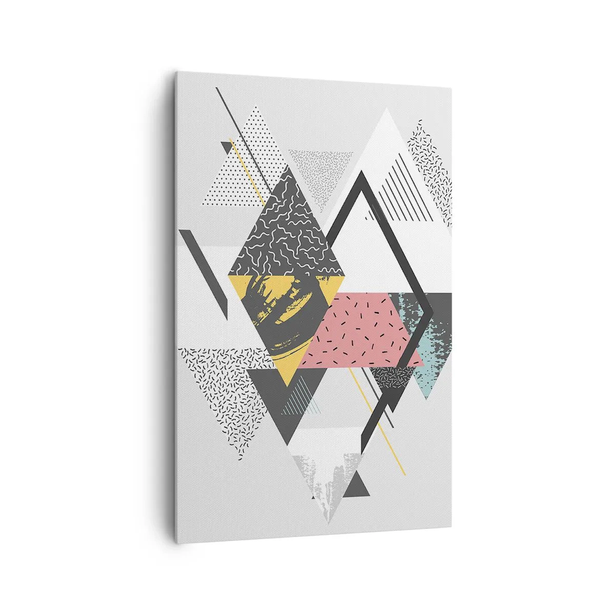 Obraz na plátně - Variace na trojúhelník a kosočtverec - 80x120 cm