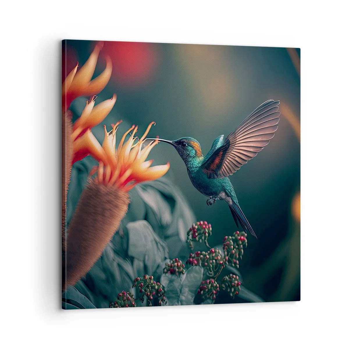 Obraz na plátně - Skutečně pestrý život - 60x60 cm