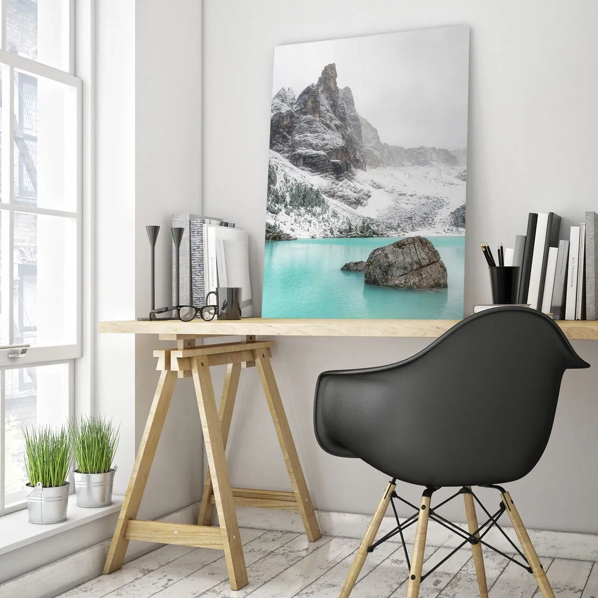 Obraz na skle - Na stráži - 50x70 cm