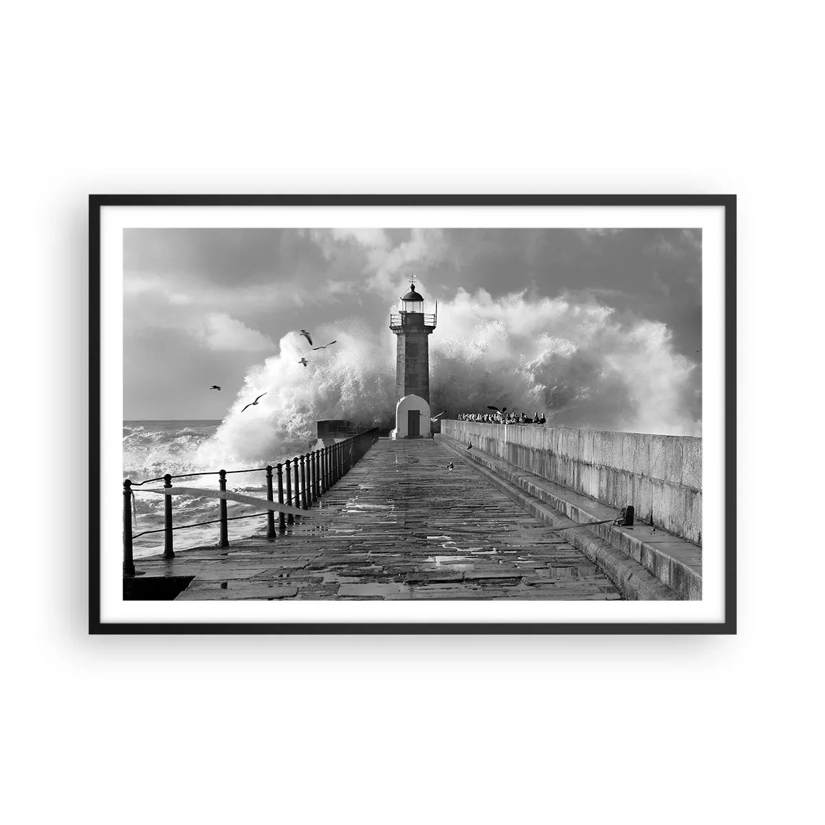 Plakát v černém rámu - Nebojácná - 91x61 cm