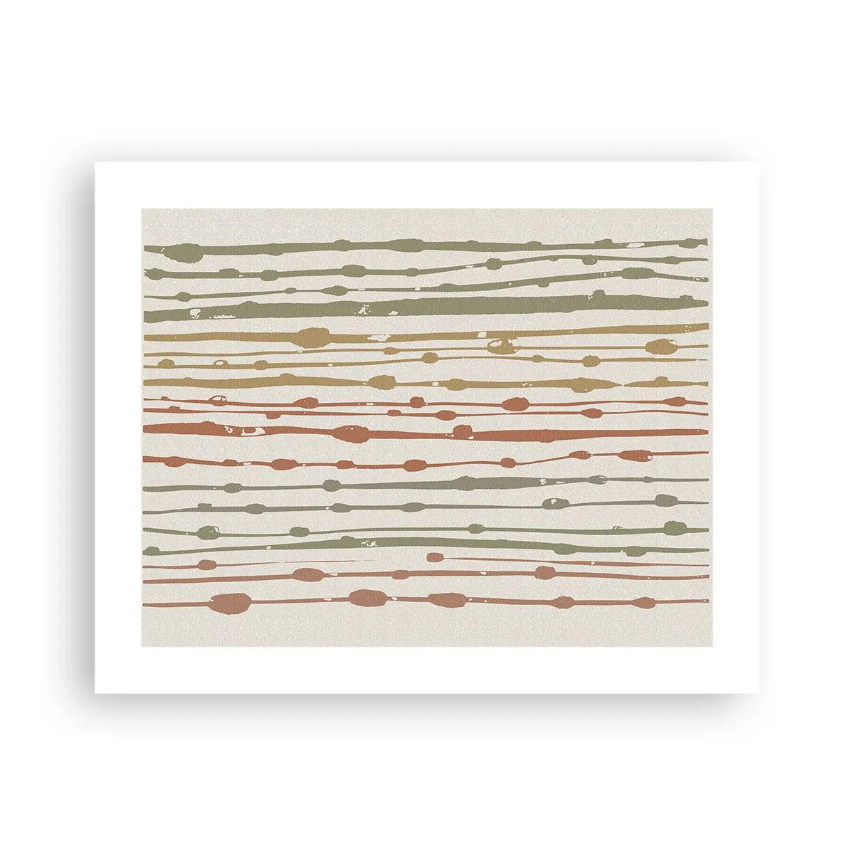 Plakát - Hudební záznam barev - 50x40 cm