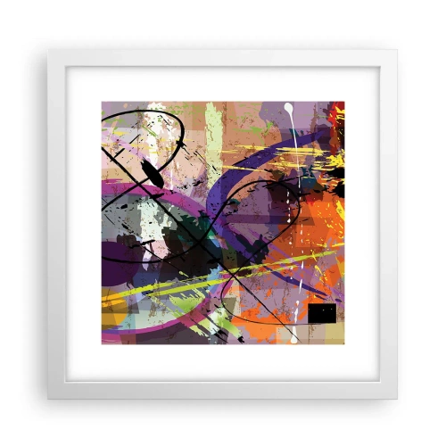 Plakát v bílém rámu - Lze přímo nebo kolem - 30x30 cm