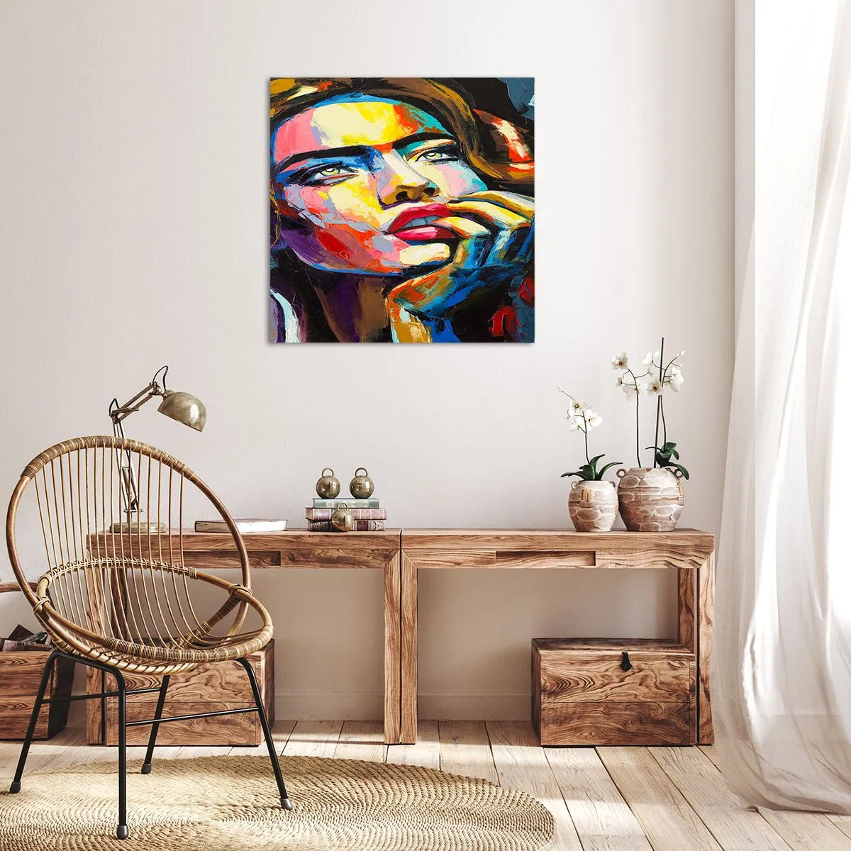 Obraz na plátně - Sny, jak ptáci letí oblohou - 40x40 cm