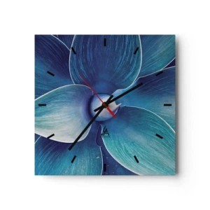 Nástěnné hodiny - Namodralý od nebe - 40x40 cm