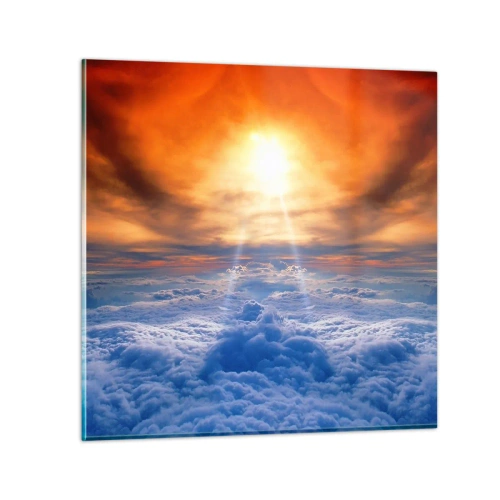 Obraz na skle - Mystická krajina - 50x50 cm