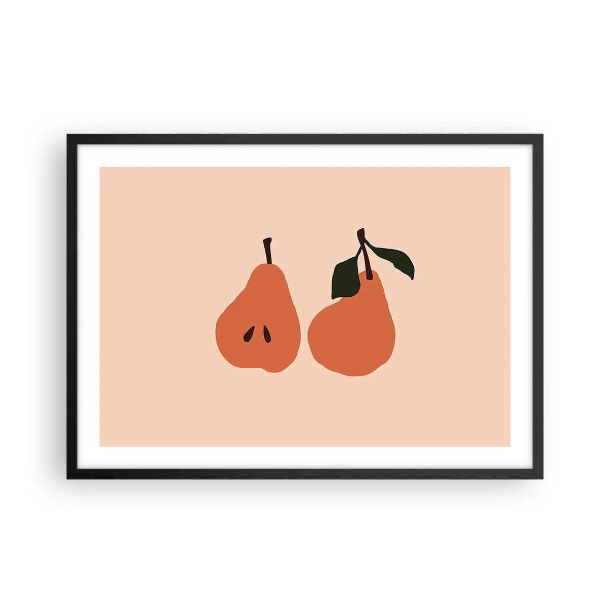 Plakát v černém rámu - Čirá sladkost - 70x50 cm