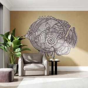 Fototapeta na míru Premium Sand - Z oceánu ornamentů - Ryba, Ornament, Dekorace