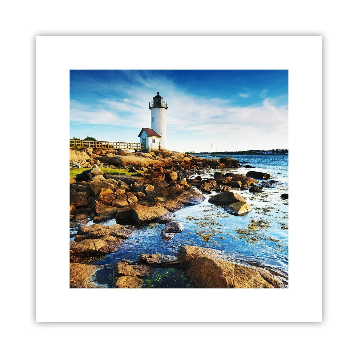 Plakát - Vraťte se šťastně, čekám - 30x30 cm