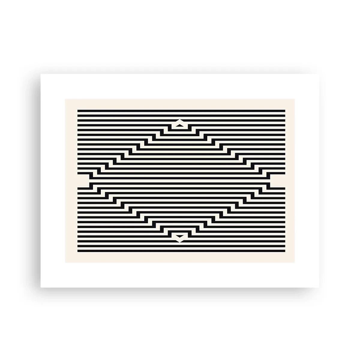 Plakát - Geometrická iluze - 40x30 cm