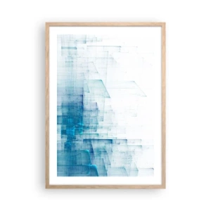 Plakát v rámu světlý dub - Jak se stal prostor - 50x70 cm