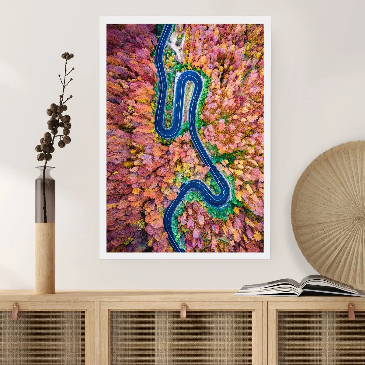 Plakát - Klikatá cesta lesem - 40x50 cm