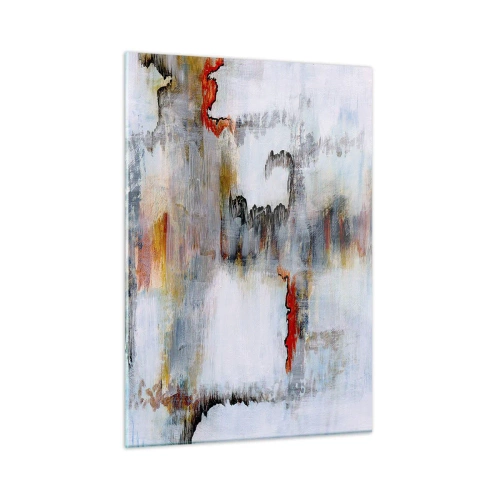 Obraz na skle - Klackem po vodě - 50x70 cm