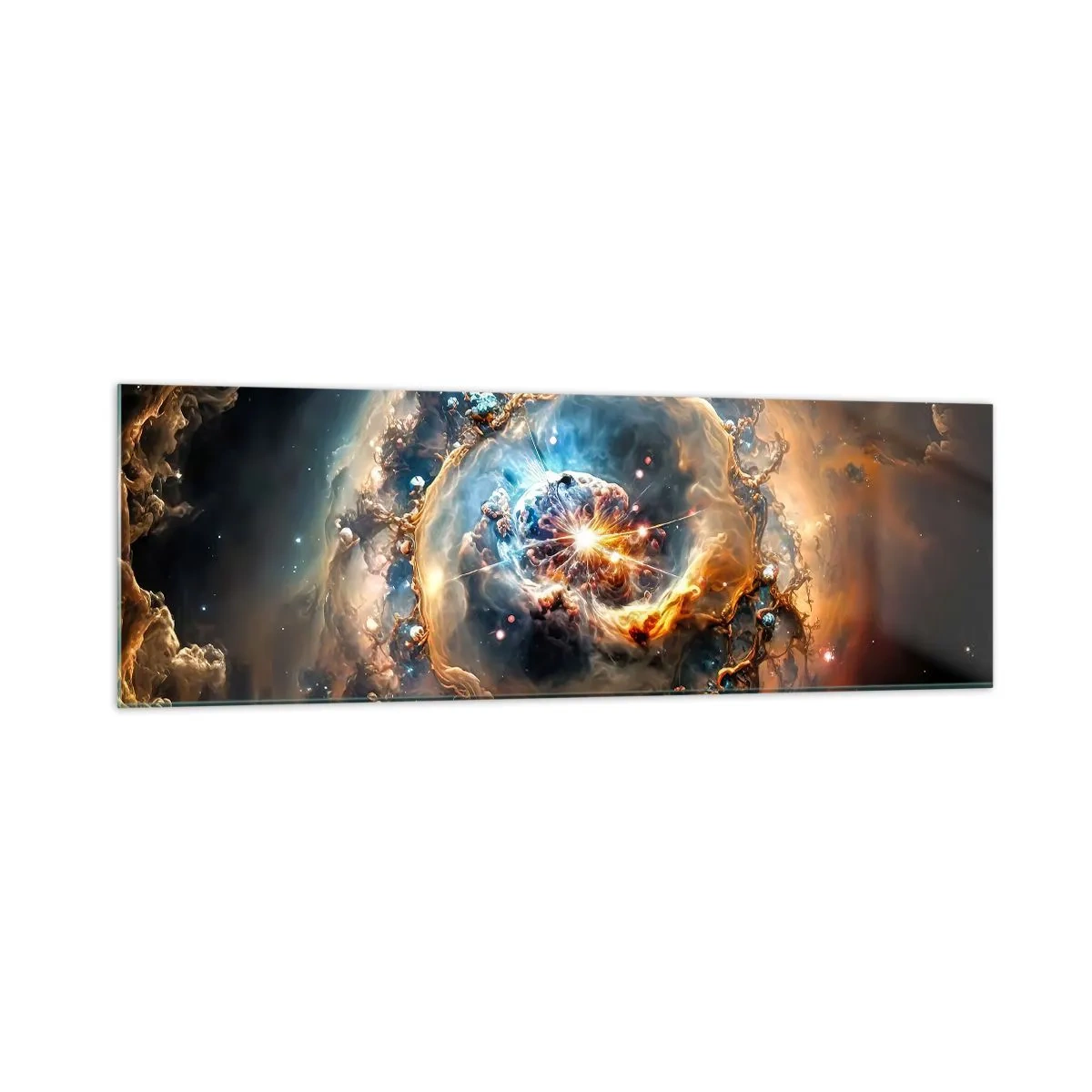 Obraz na skle - Začátek - 160x50 cm