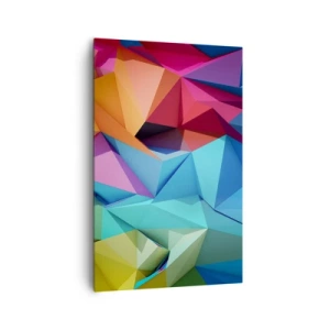 Obraz na plátně - Duhové origami - 80x120 cm
