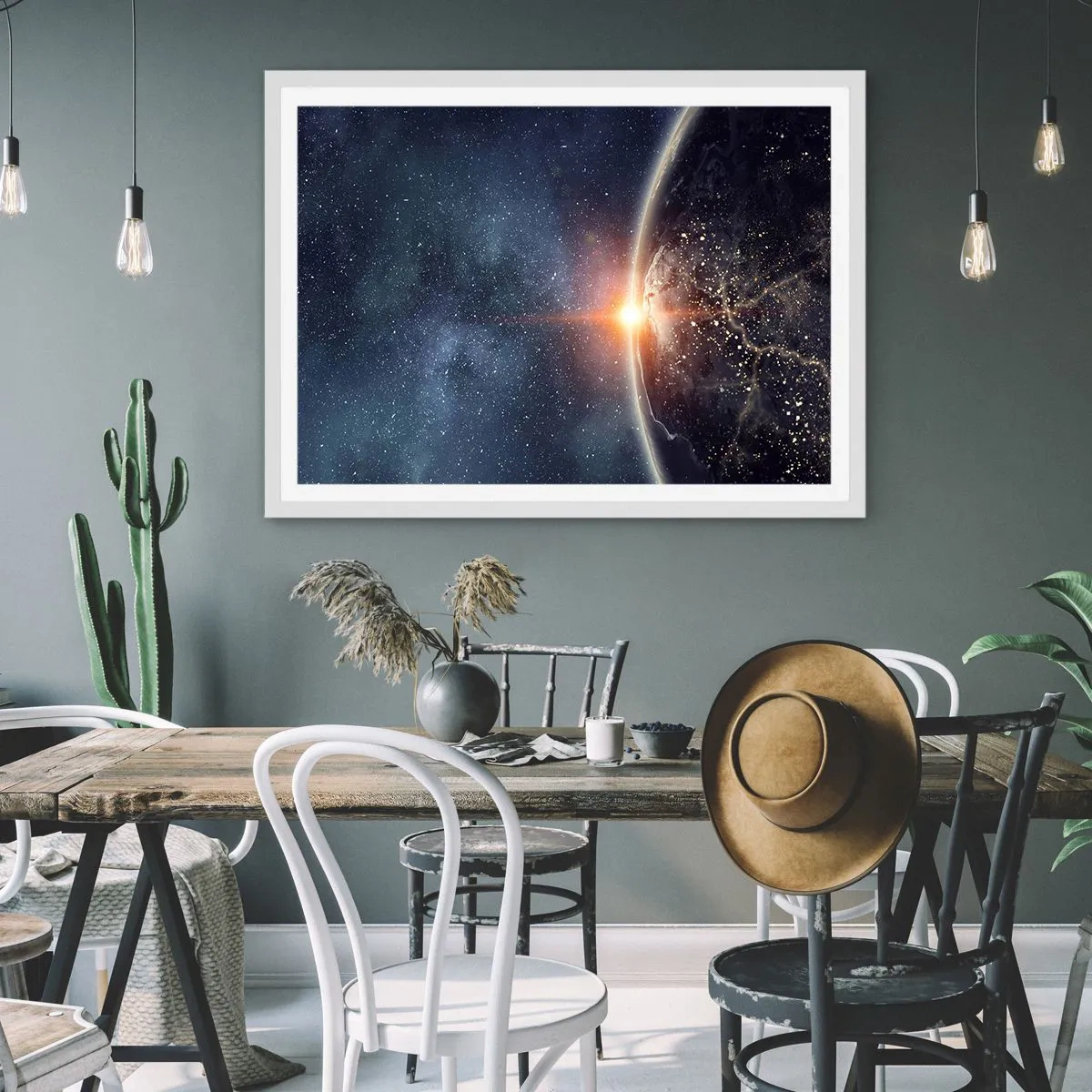 Plakát v bílém rámu - V nové perspektivě - 70x50 cm