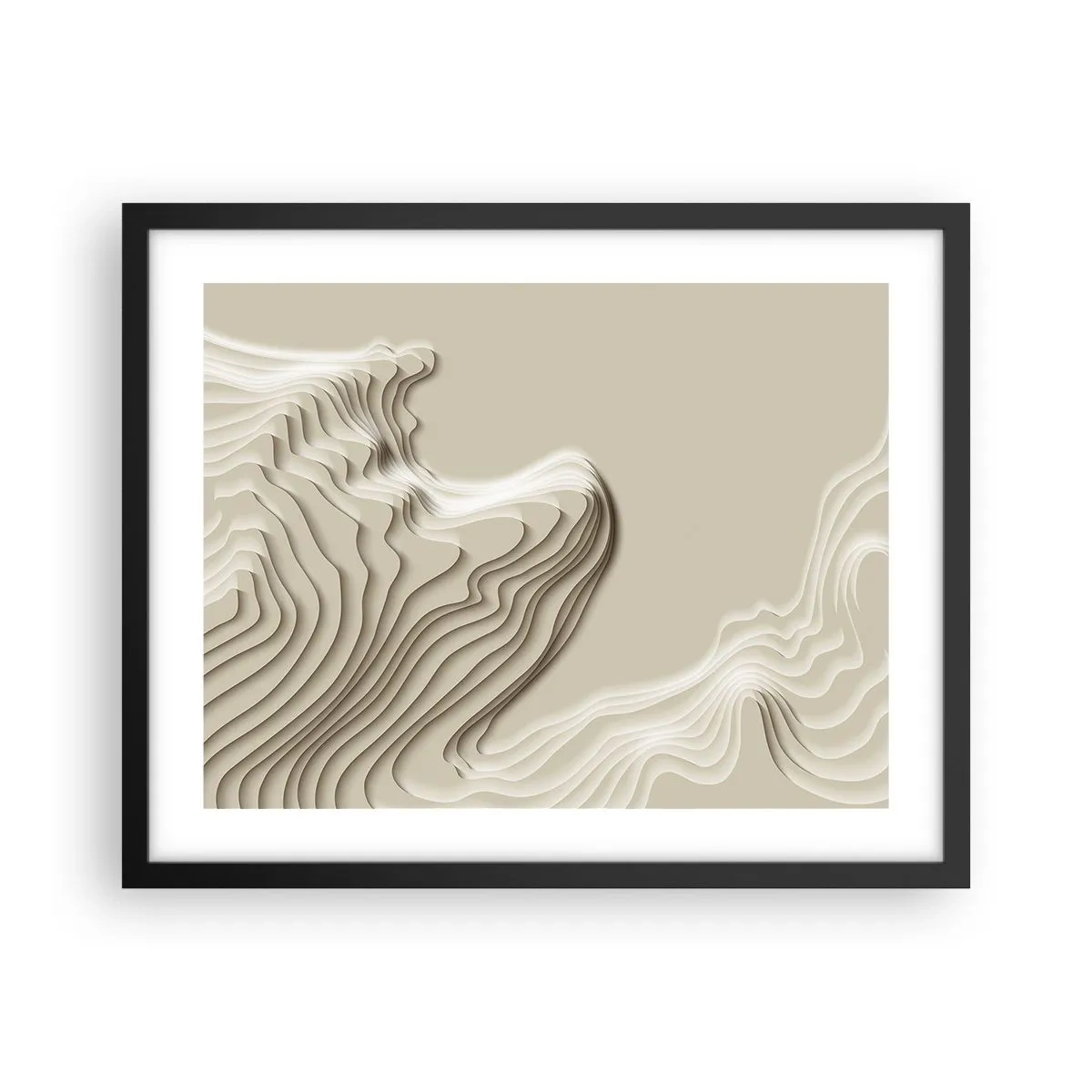 Plakát v černém rámu - Topografie umění - 50x40 cm