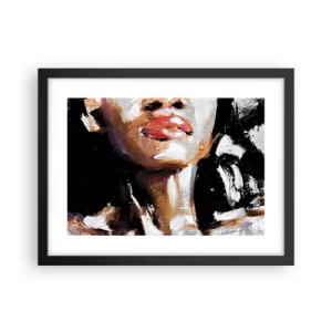 Plakát v černém rámu - Hrdost bez předsudků - 40x30 cm