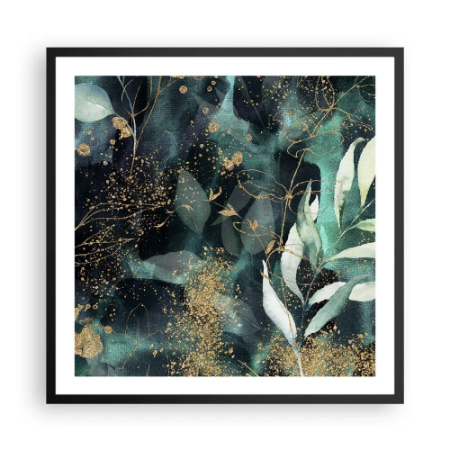 Plakát v černém rámu - Kouzelná zahrada - 60x60 cm