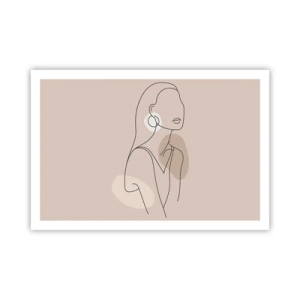 Plakát - Dívčí ikona - 91x61 cm