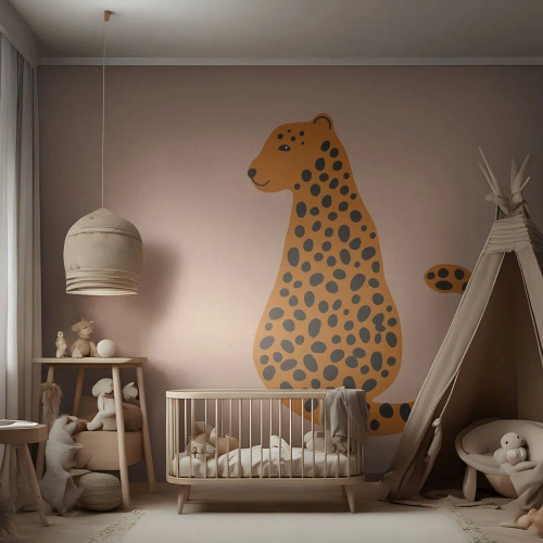 Fototapeta na míru Premium Sand - Leopardní vzor je v módě - Pro děti, Panter, Zvířata