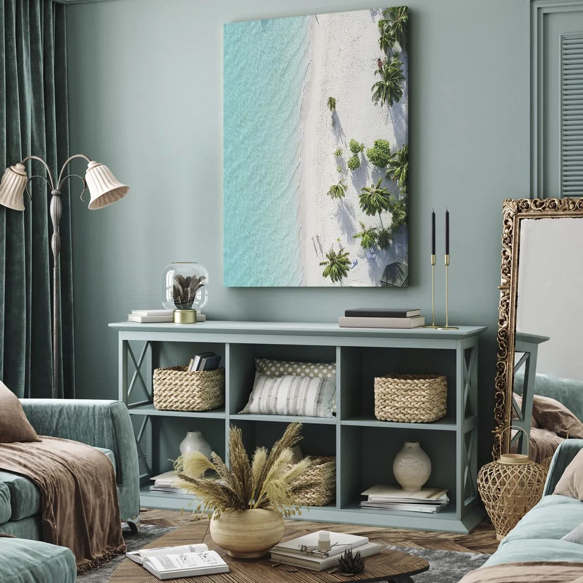 Obraz na plátně - Dovolená v ráji - 70x100 cm