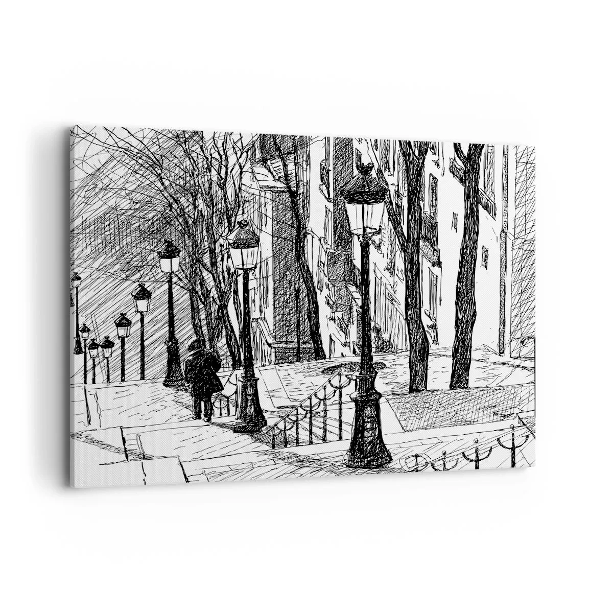 Obraz na plátně - Milostný příběh nebo horor? - 120x80 cm