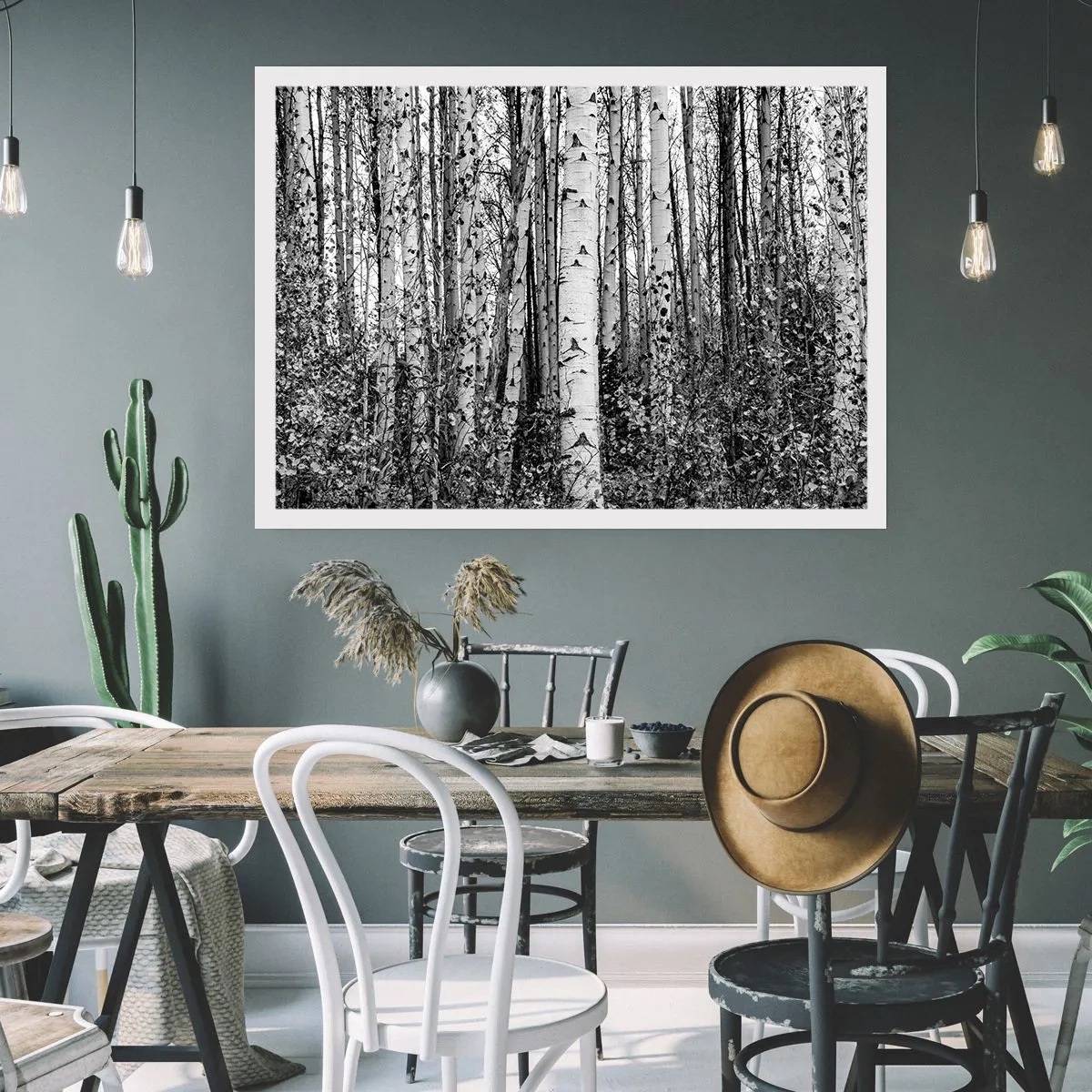 Plakát - Březová kolonáda - 100x70 cm