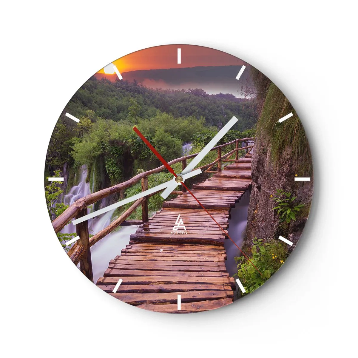 Nástěnné hodiny - Neuvěřitelná krása - 40x40 cm