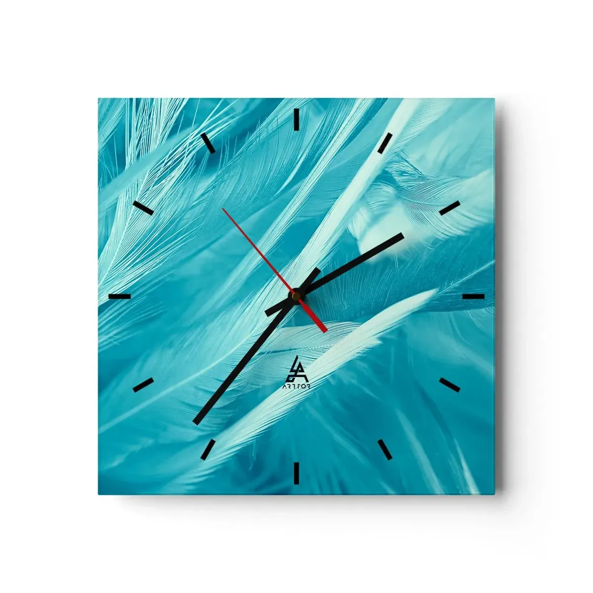 Nástěnné hodiny - Utonout v chmýří - 30x30 cm