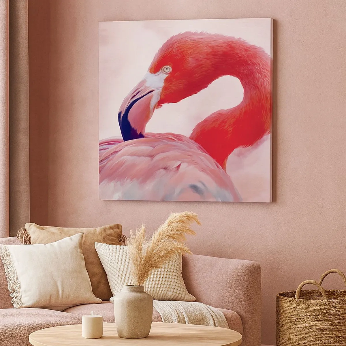 Obraz na plátně - Ptačí krása - 30x30 cm