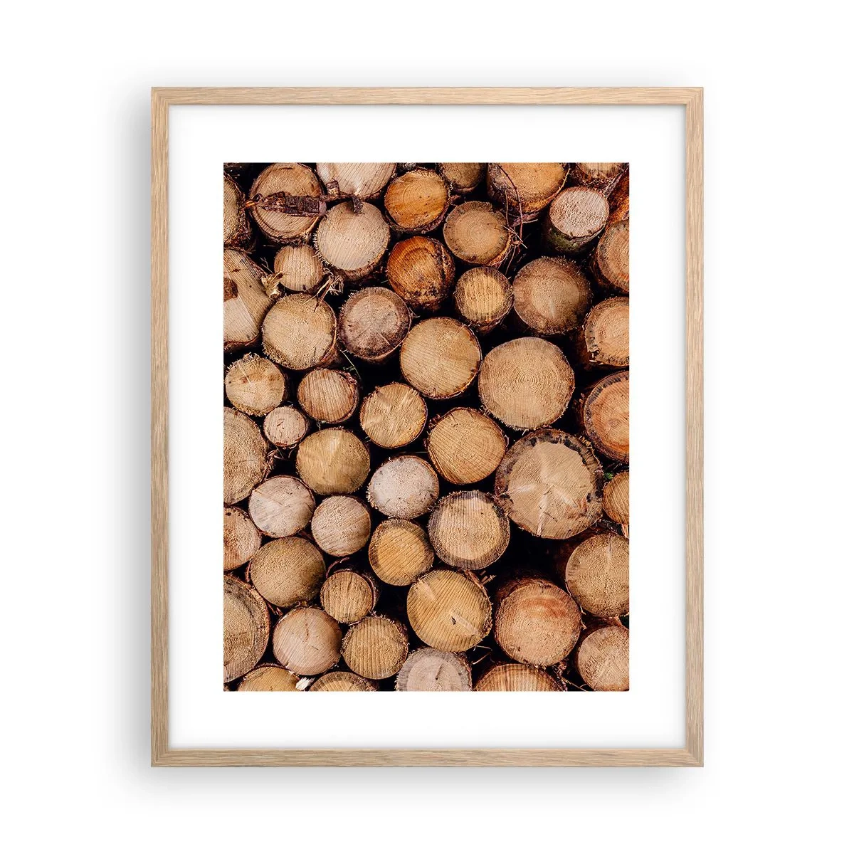 Plakát v rámu světlý dub - Nový začátek - 40x50 cm