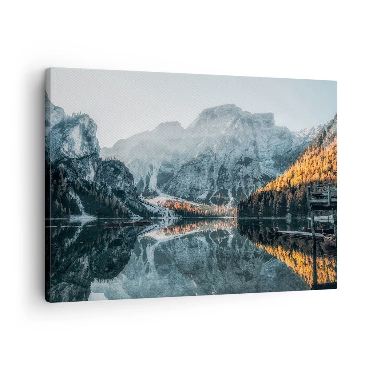 Obraz na plátně - Zrcadlová krajina - 70x50 cm