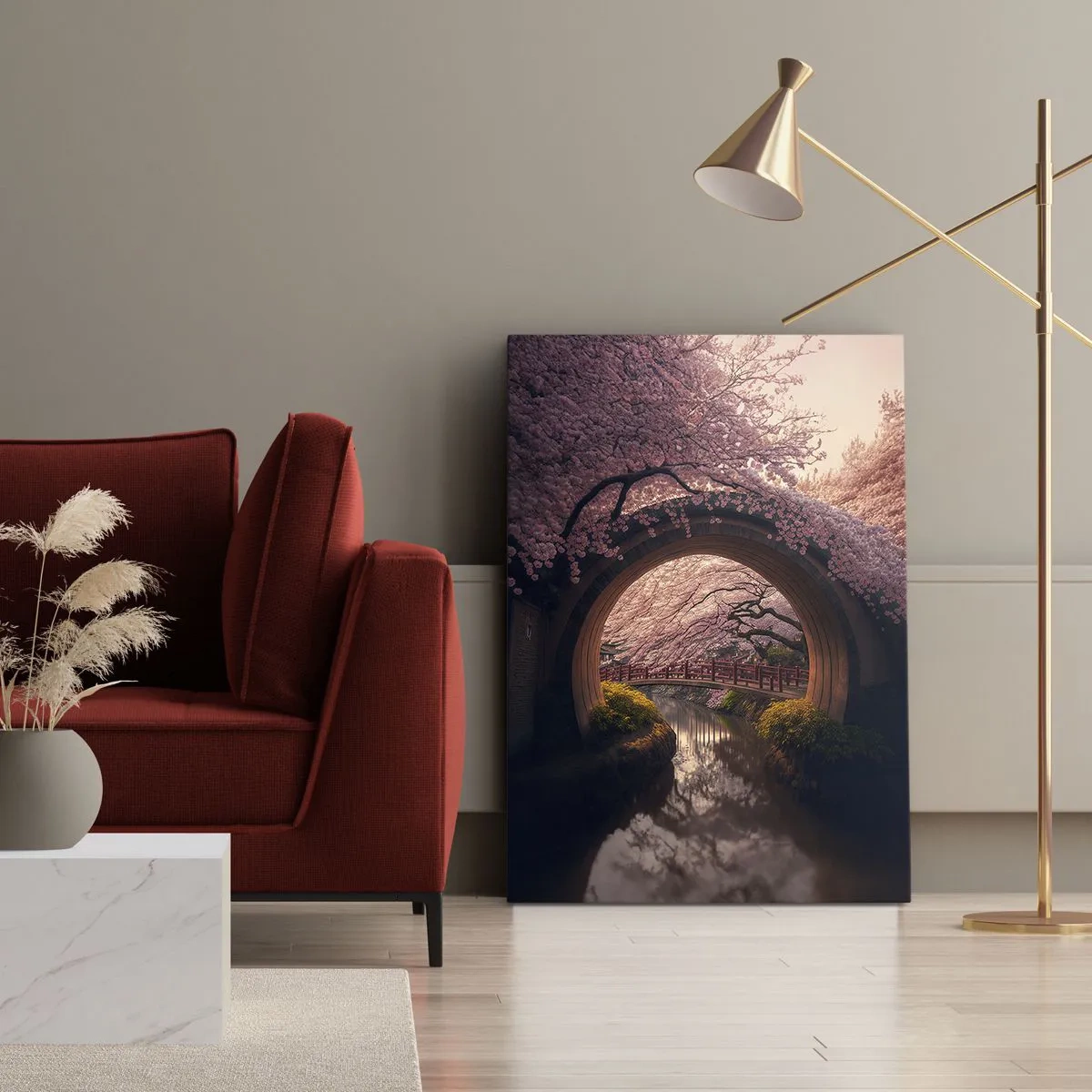 Obraz na plátně - Japonské jaro - 70x100 cm