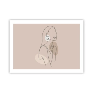 Plakát - Dívčí ikona - 70x50 cm