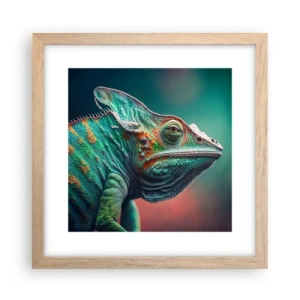 Plakát v rámu světlý dub - Vidíš mě? To není dobré… - 30x30 cm