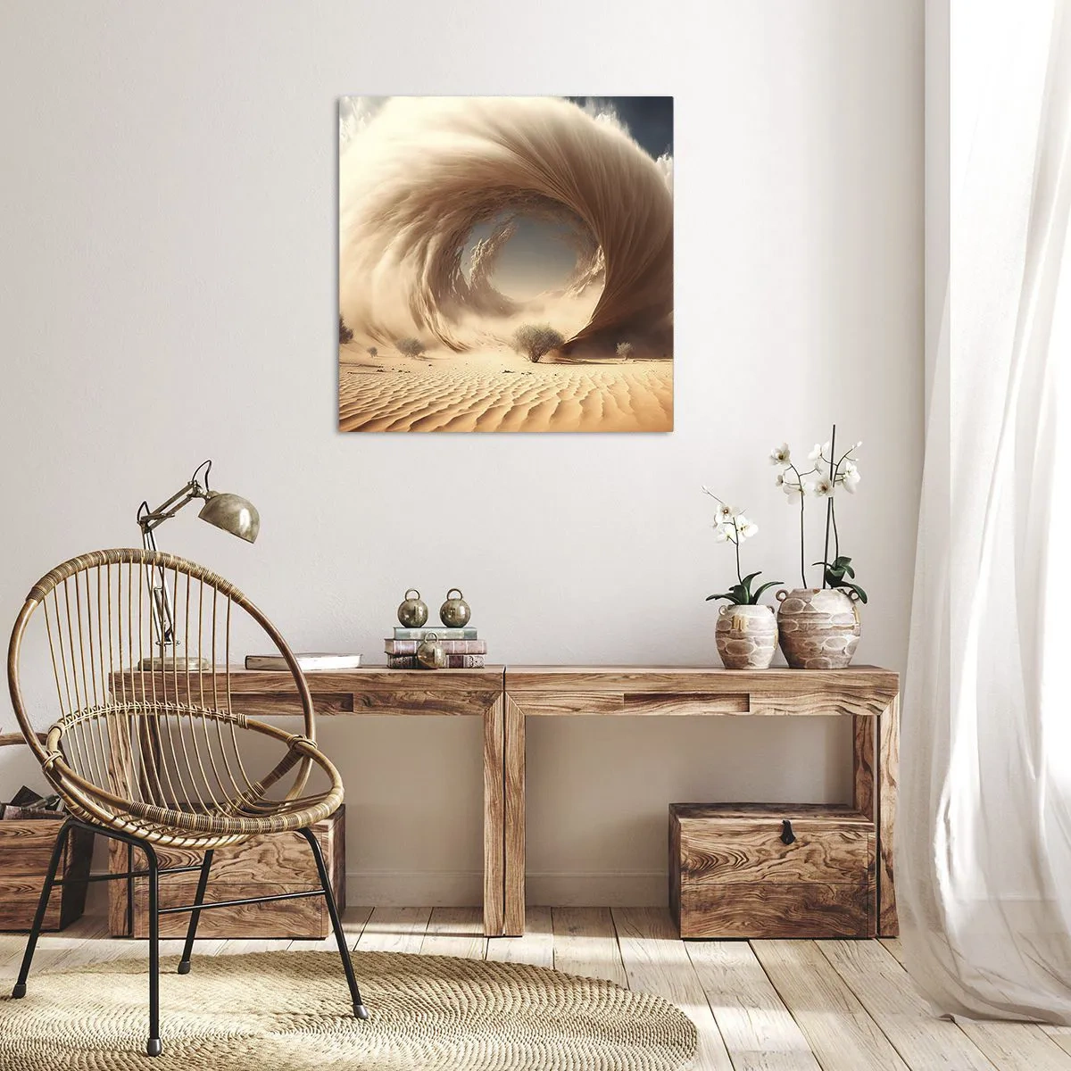 Obraz na plátně - Otevřený portál - 50x50 cm