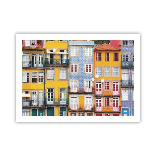 Plakát - Barvy starého města - 70x50 cm