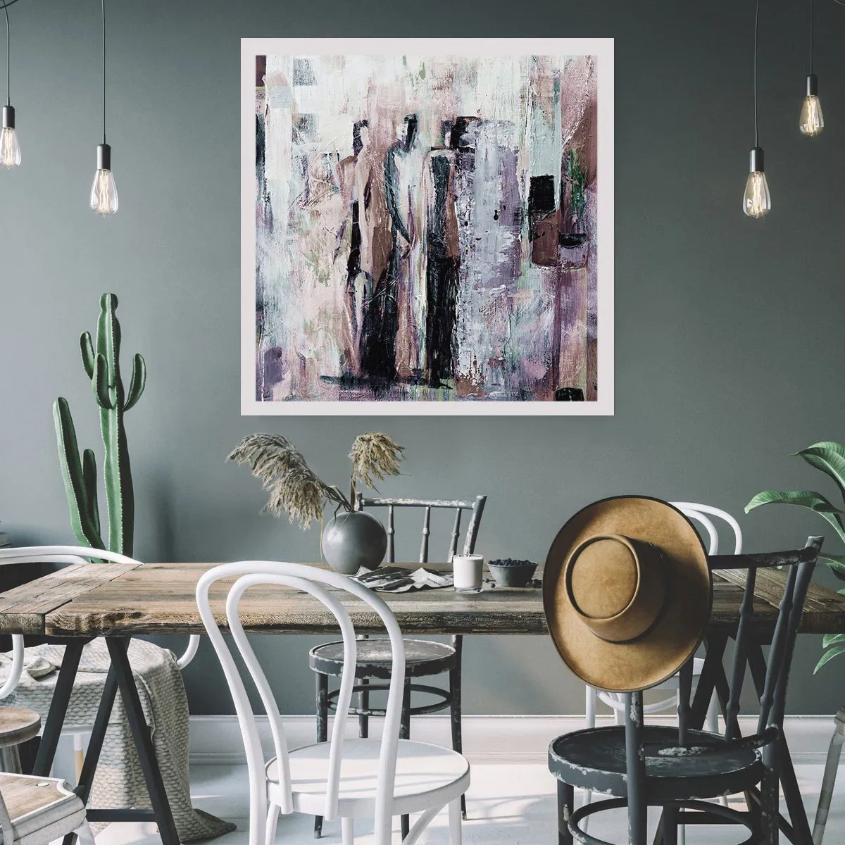 Plakát - Tajemná trojice - 40x40 cm