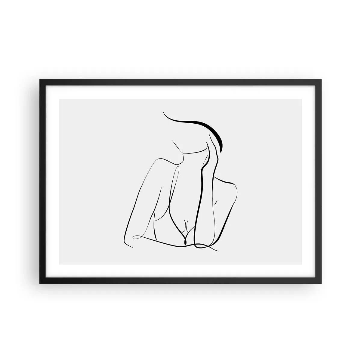 Plakát v černém rámu - Na vlně snů - 70x50 cm