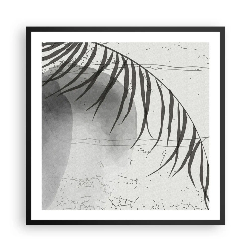 Plakát v černém rámu - Subtilní exotika přírody - 60x60 cm