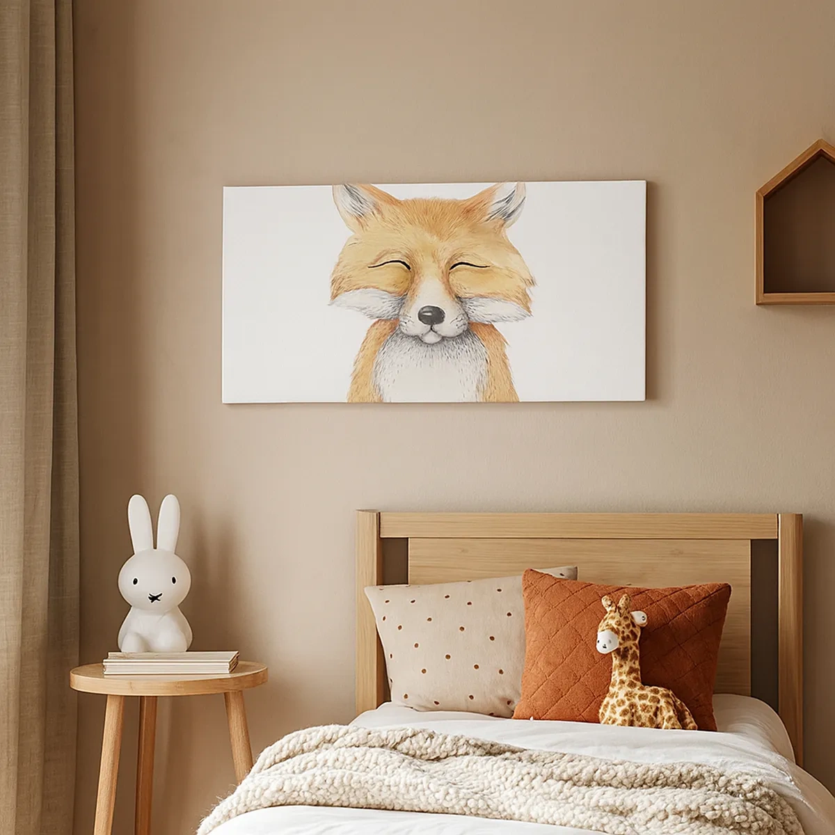 Obraz na plátně - Liščí rozladěnost - 30x30 cm