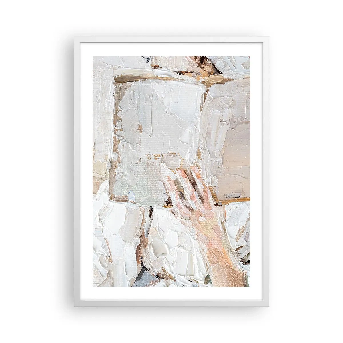 Plakát v bílém rámu - V jiném světě - 50x70 cm