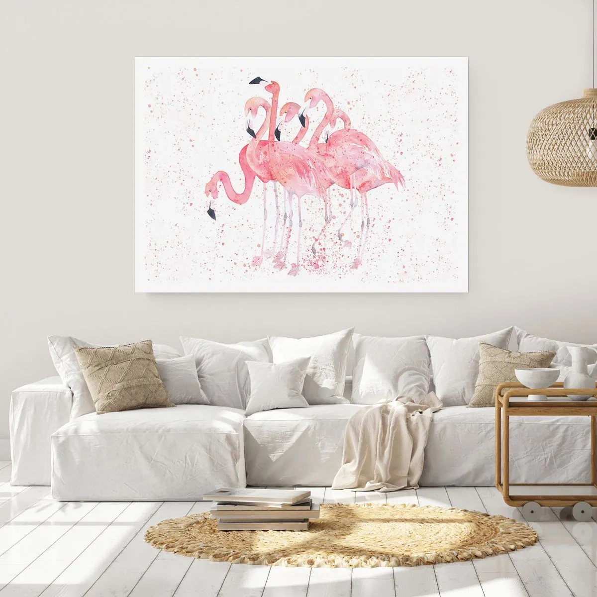 Plakát - Růžový ansámbl - 70x50 cm