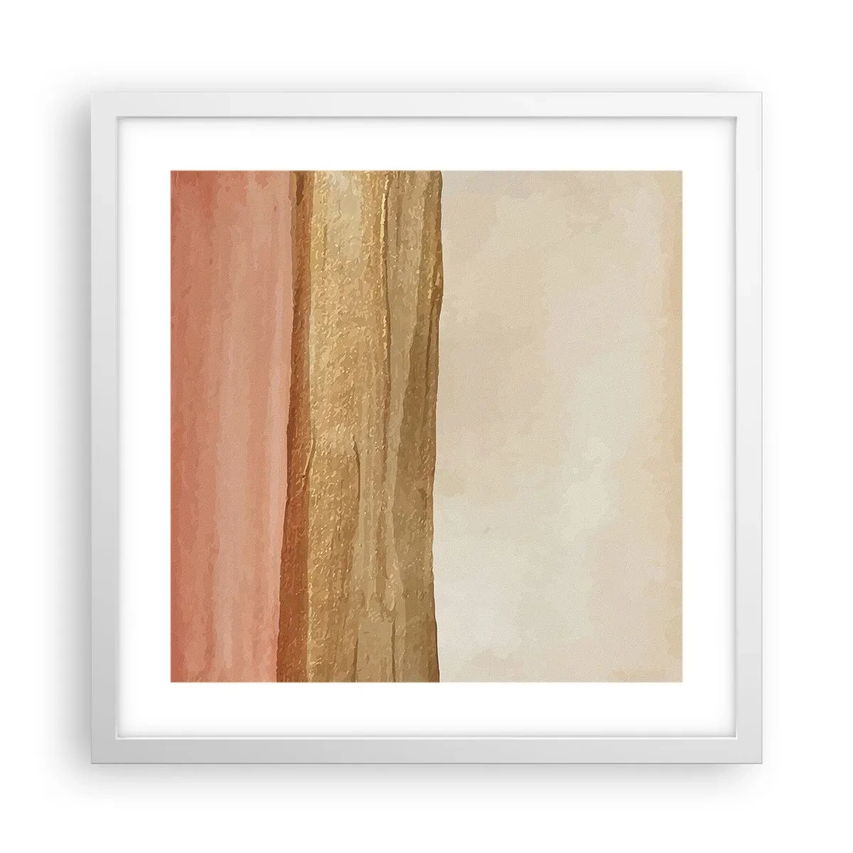 Plakát v bílém rámu - Vertikální kompozice - 40x40 cm