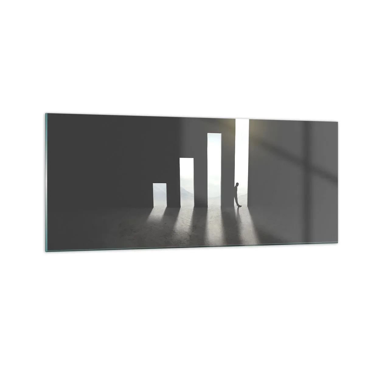 Obraz na skle - Úspěch – imprese - 100x40 cm