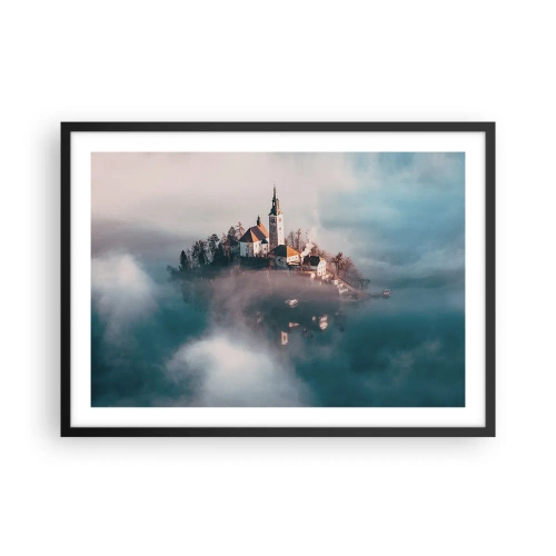 Plakát v černém rámu - Ostrov snů - 70x50 cm