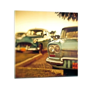 Obraz na skle - Počkáme, uvidíme - 70x70 cm