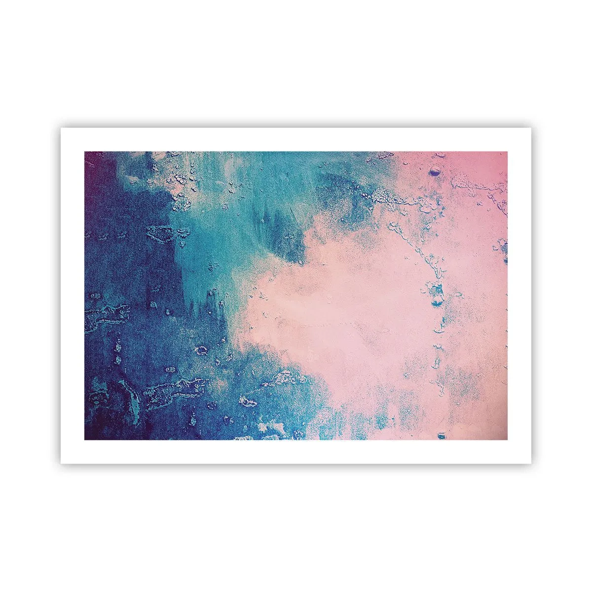 Plakát - Modrá objetí - 70x50 cm