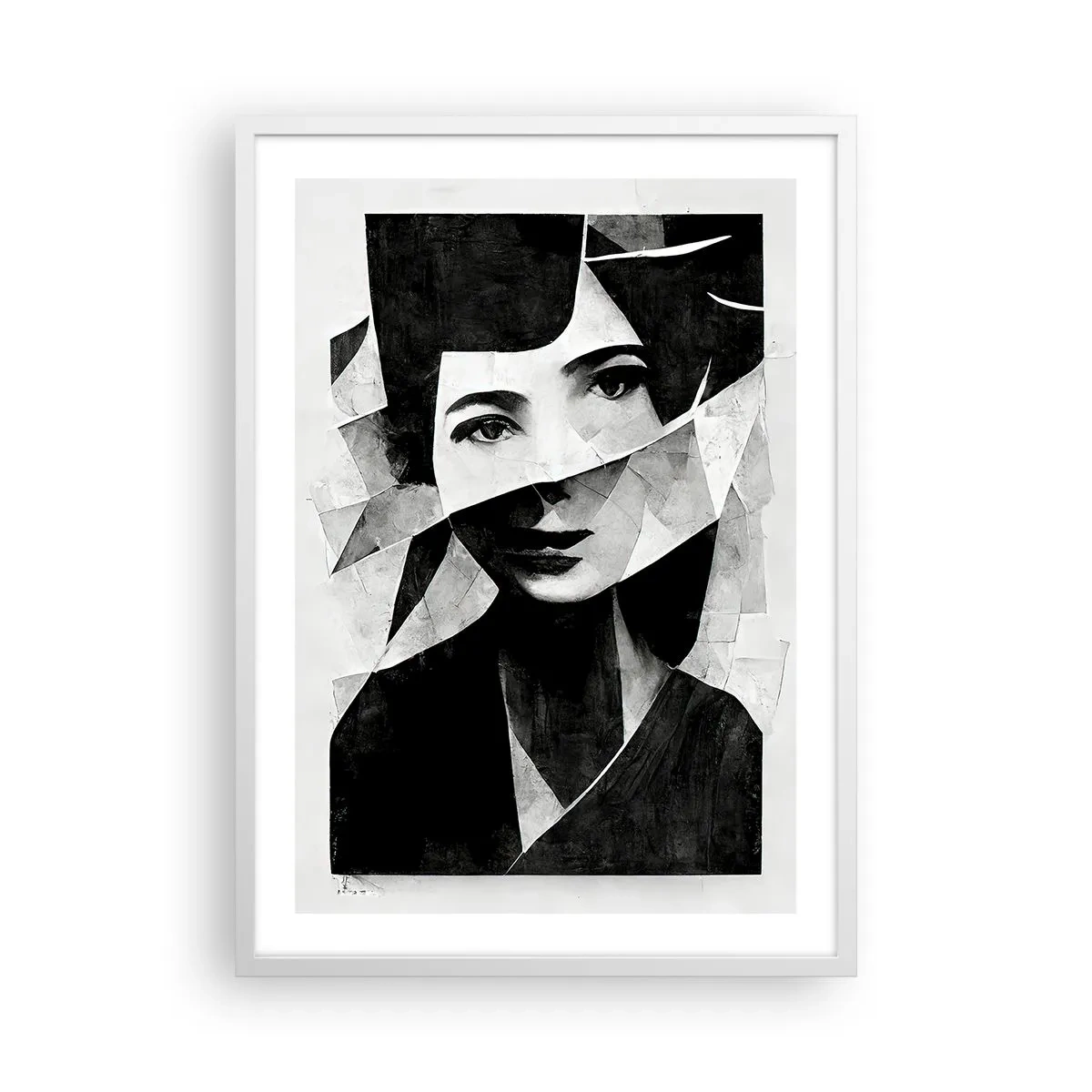 Plakát v bílém rámu - Něco o tobě… - 50x70 cm