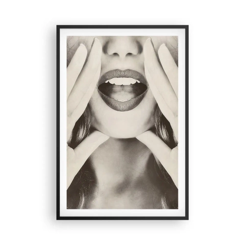 Plakát v černém rámu - Už jdu! - 61x91 cm